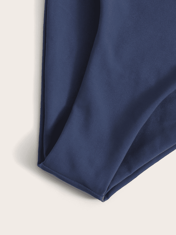 Halter Top With Tanga Bikini Set